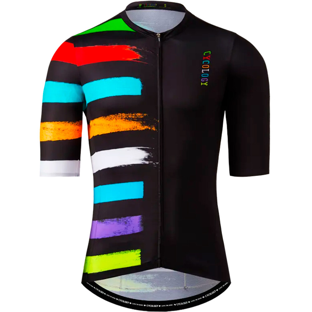 Far horizon maillot manga corta hombre Negro (S)
