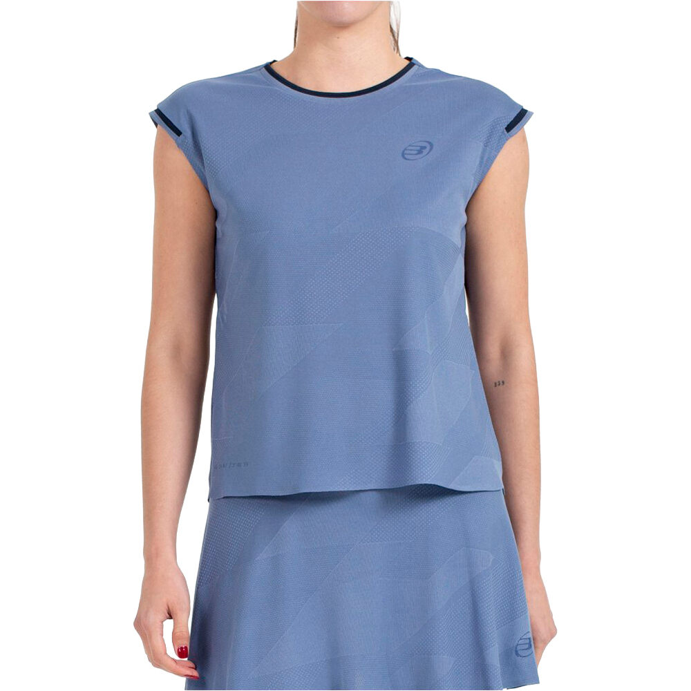 Pinatar camiseta tenis manga corta mujer Azul (XL)