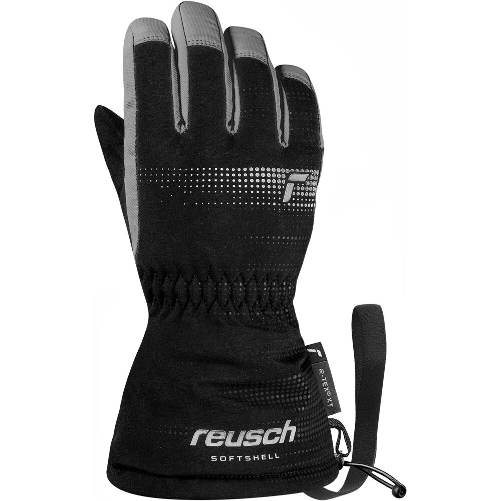 Reusch maxi r-tex xt black / reflective guantes esquí infantiles