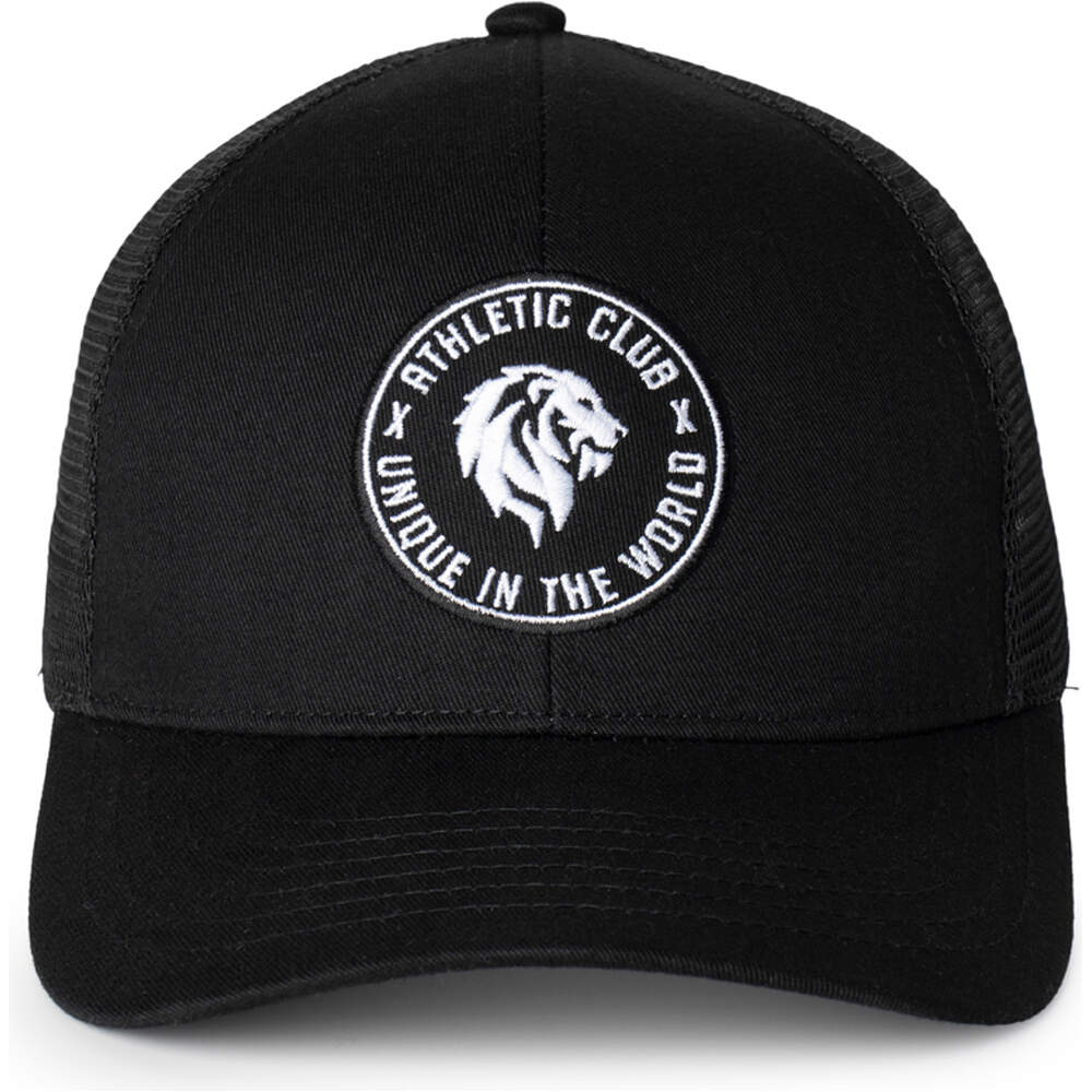 Trucker unique in the world gorras fútbol Negro (UNICA)