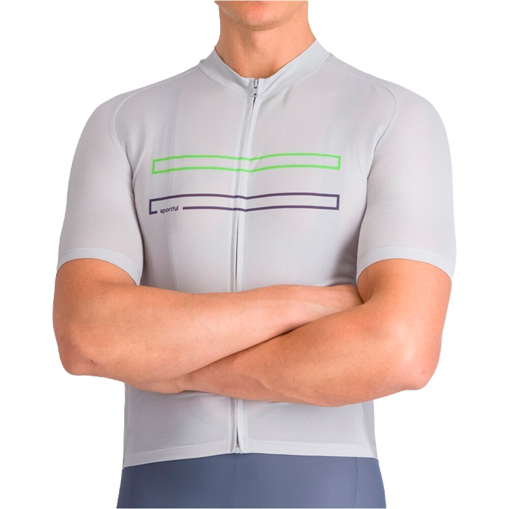 Starlight 2 maillot manga corta hombre Gris
