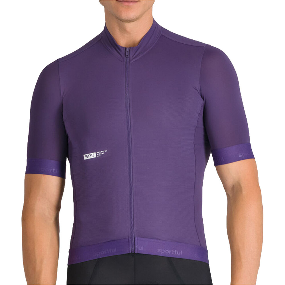 Srk 2 maillot manga corta hombre Morado (XXL)