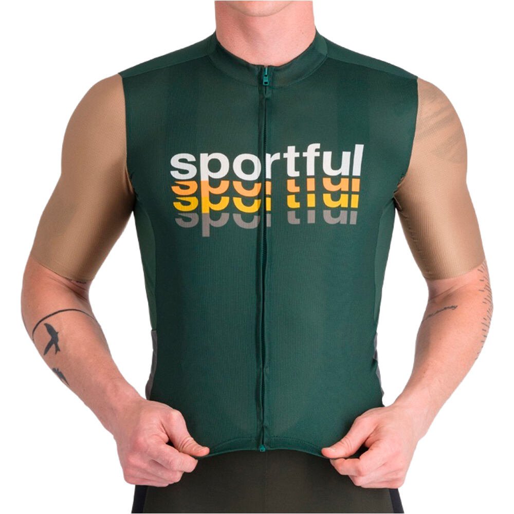 Supergiara 2 maillot manga corta hombre Verde