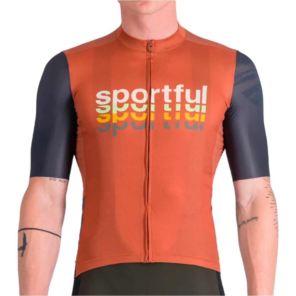 Supergiara 2 maillot manga corta hombre Amarillo (M)