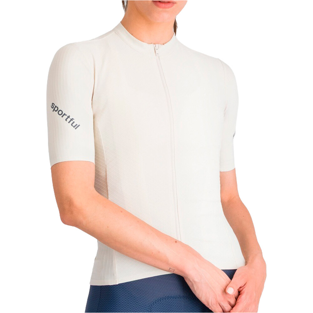 Hyperepic maillot manga corta mujer Beige (XS)