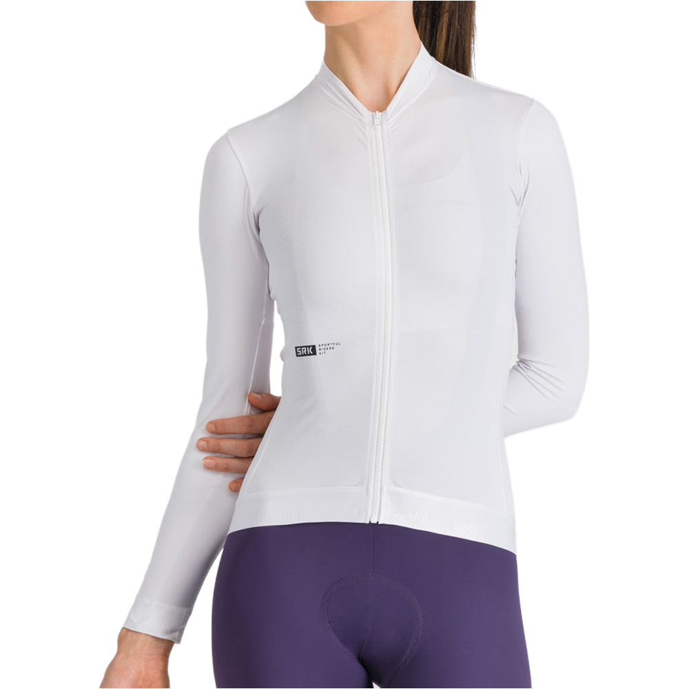 Srk maillot manga larga mujer Blanco (L)