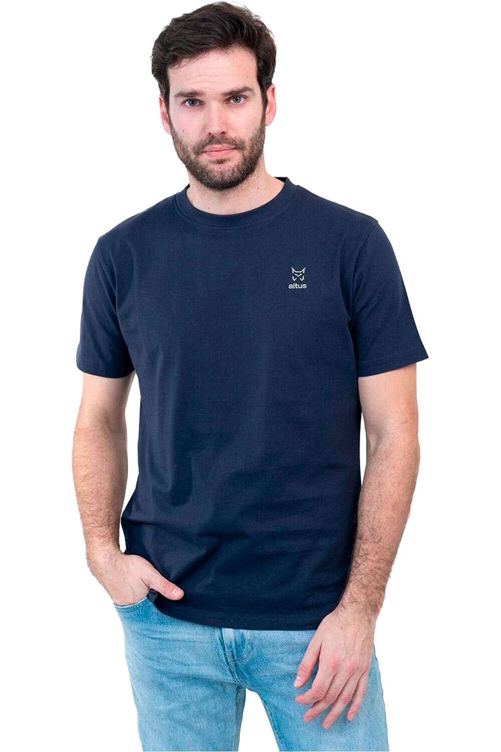 Amalfi camiseta montaña manga corta hombre Marino (XXL)