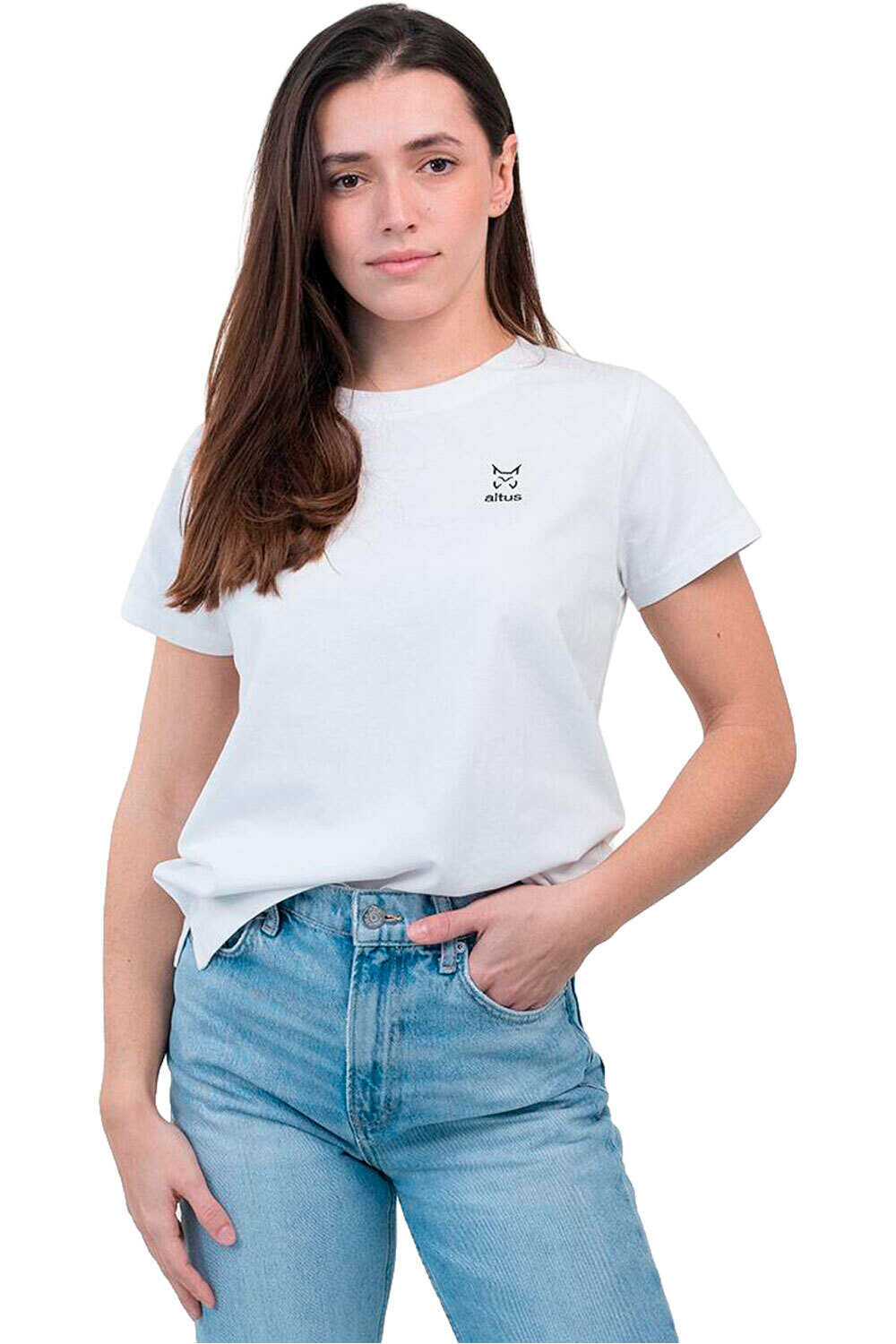Amalfi camiseta montaña manga corta mujer Blanco (XXL)