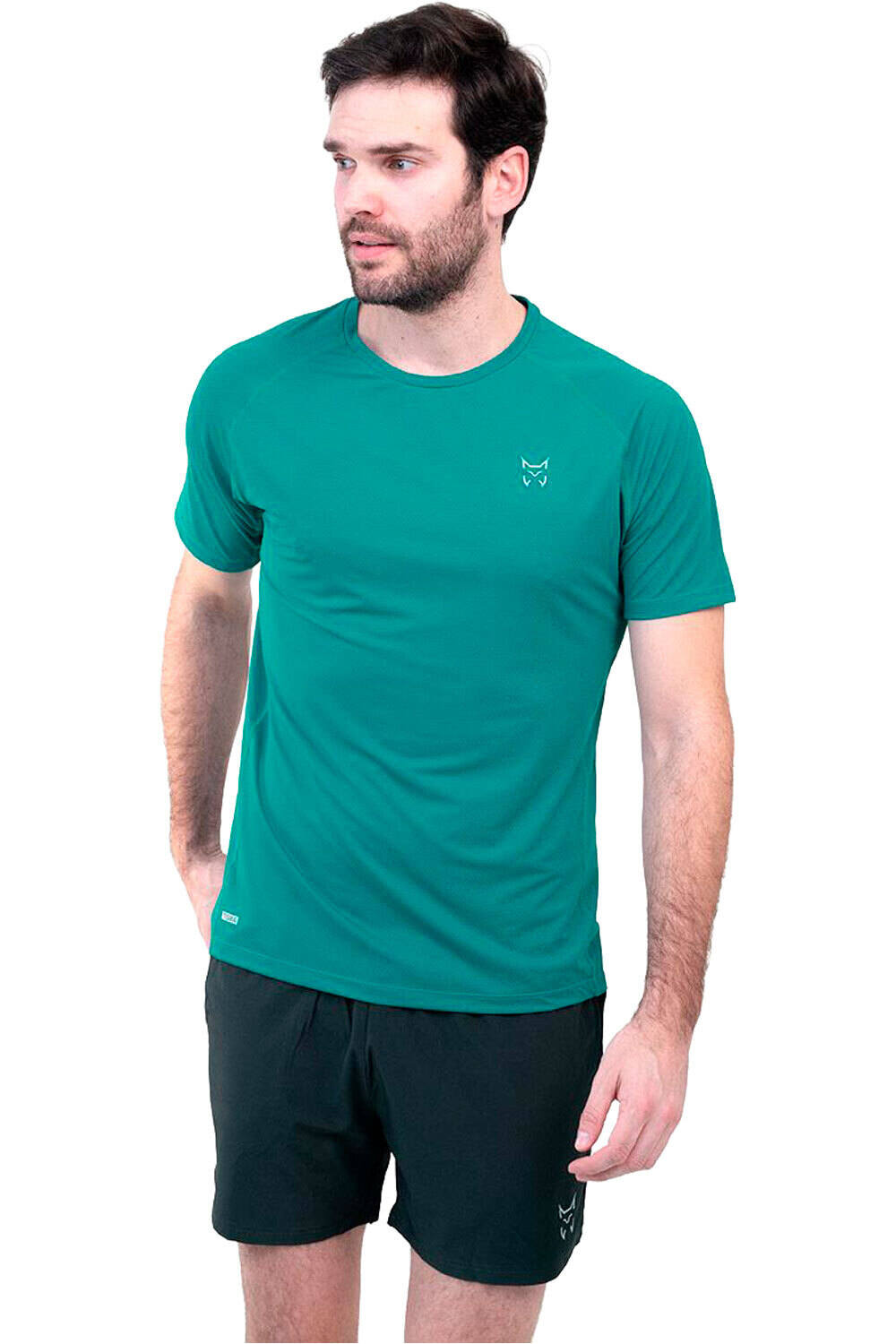Tisma camiseta montaña manga corta hombre Verde (XXL)