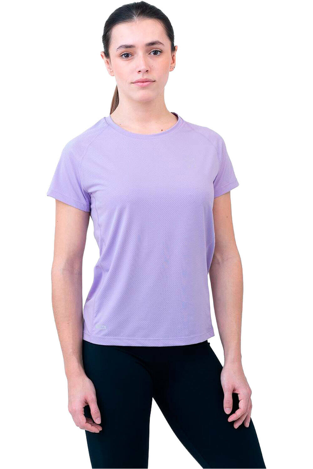 Tisma camiseta montaña manga corta mujer Lila (XXL)