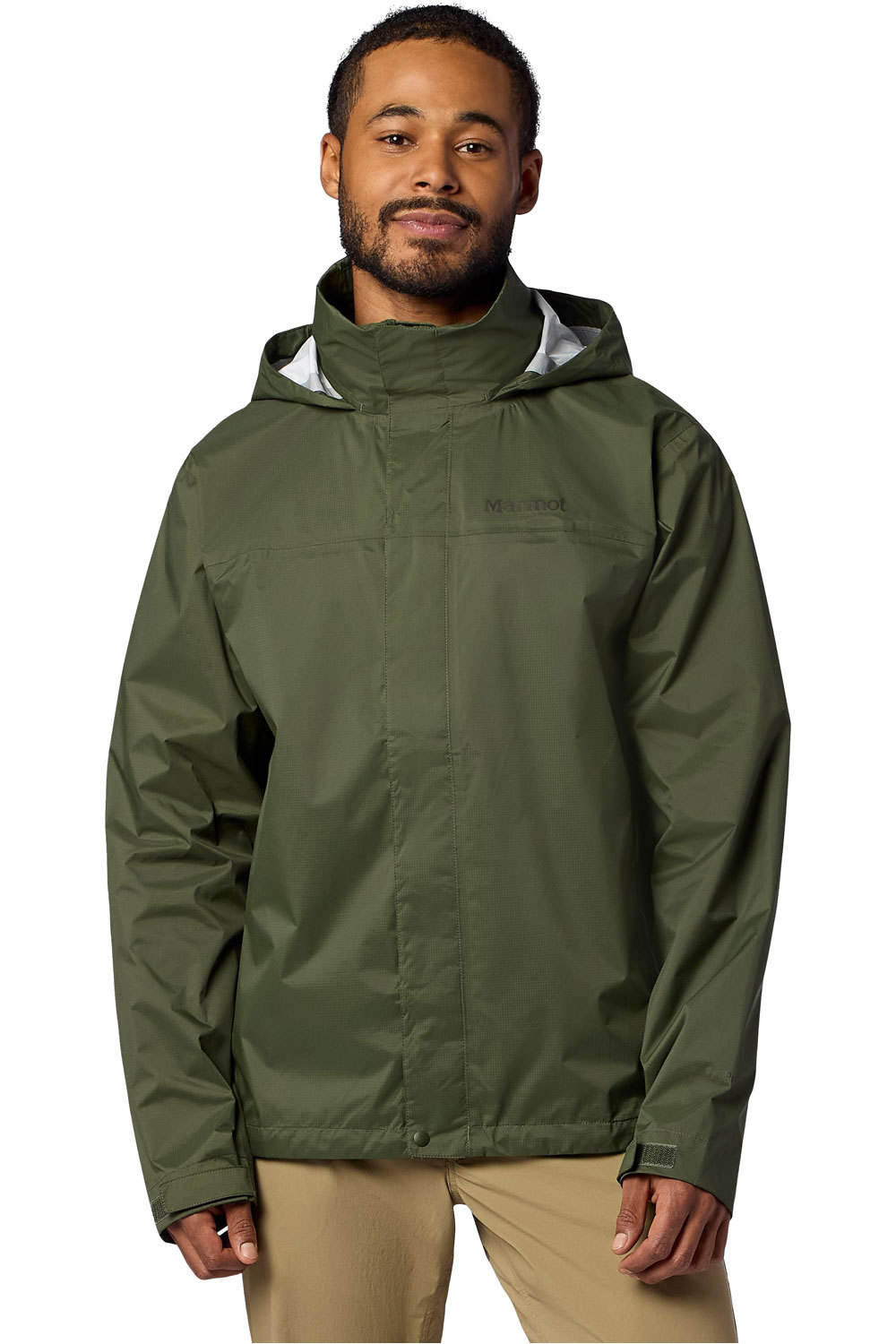 Precip evo chaqueta impermeable hombre Verde