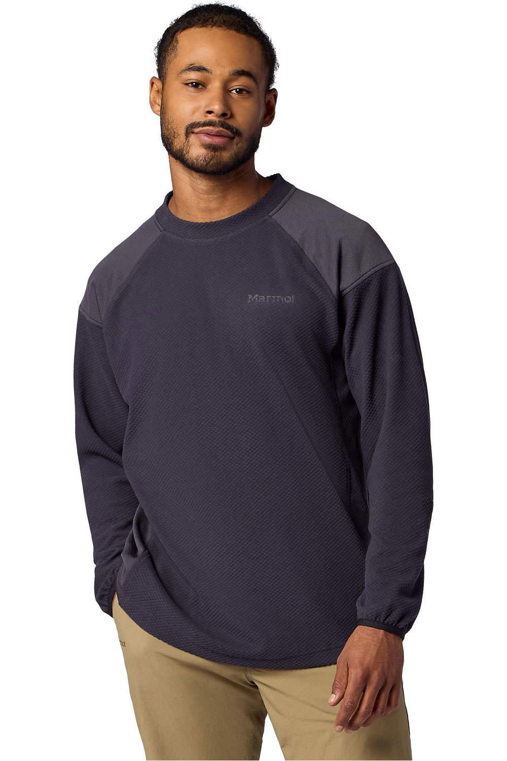 Rockbound forro polar hombre Negro
