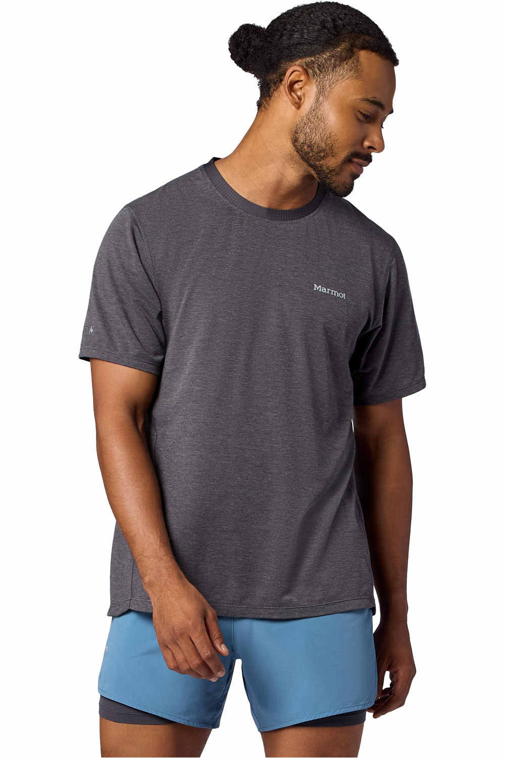 Uptrail camiseta montaña manga corta hombre Negro (XXL)