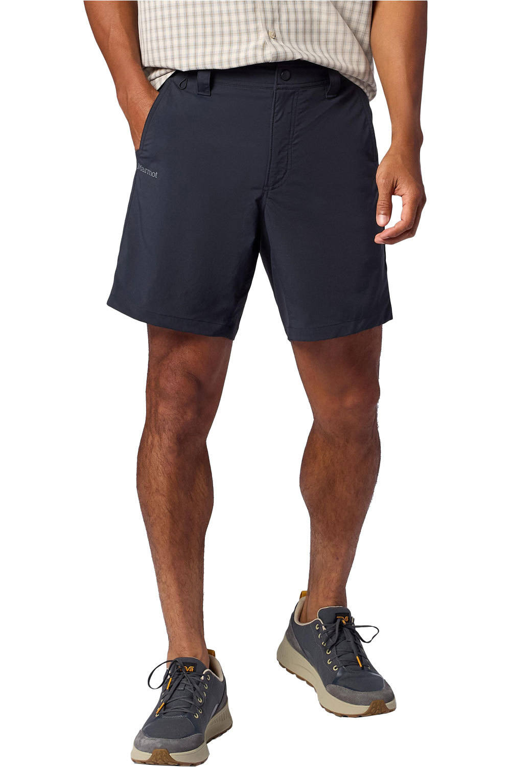 Trailway 8 pantalón corto montaña hombre Negro (28)