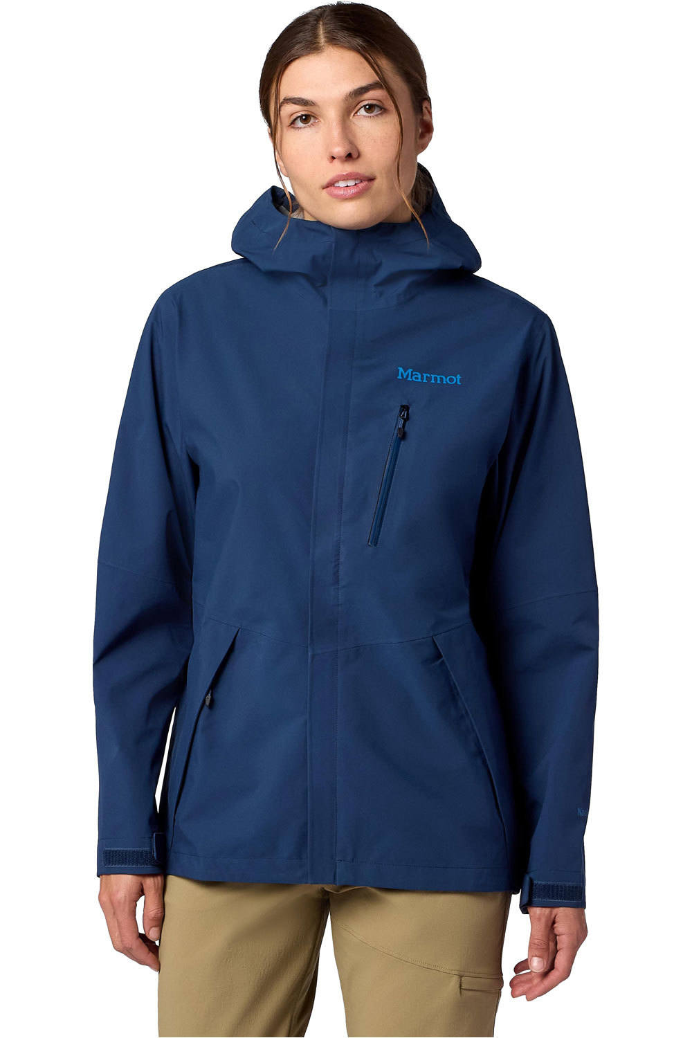 Precip evo pro chaqueta impermeable mujer Marron (S)