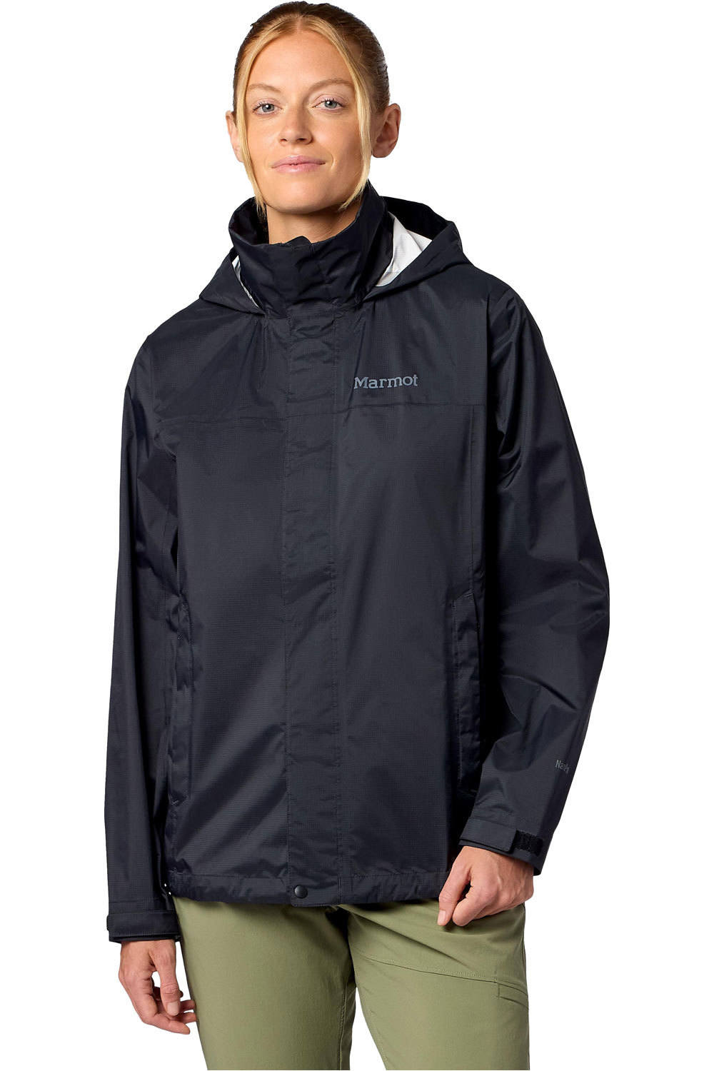 Precip evo chaqueta impermeable mujer Negro (XL)
