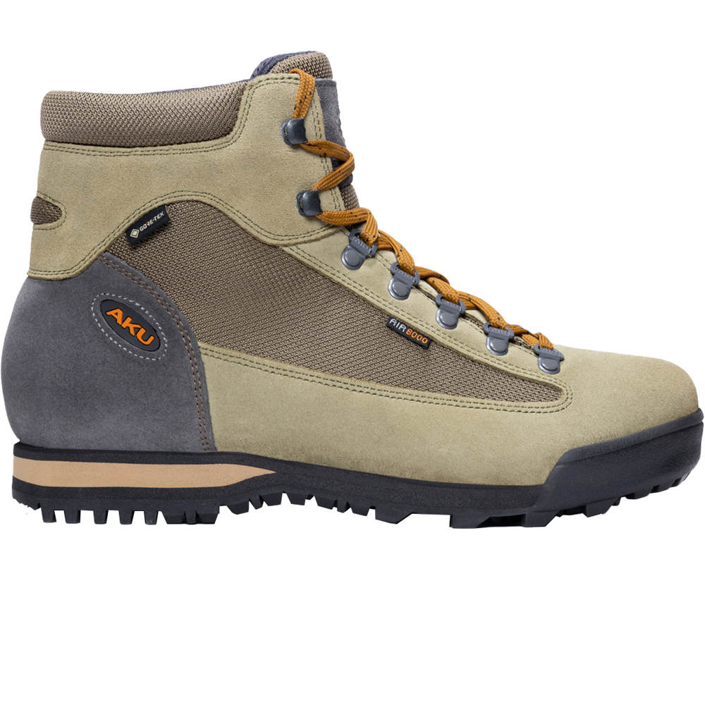 Slope micro gore-tex bota montaña cuero hombre Marron (41,5)