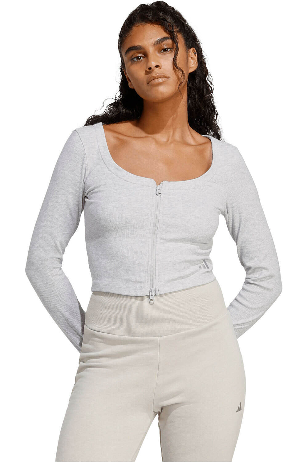 Seasonal essentials sudadera mujer Gris (XL)