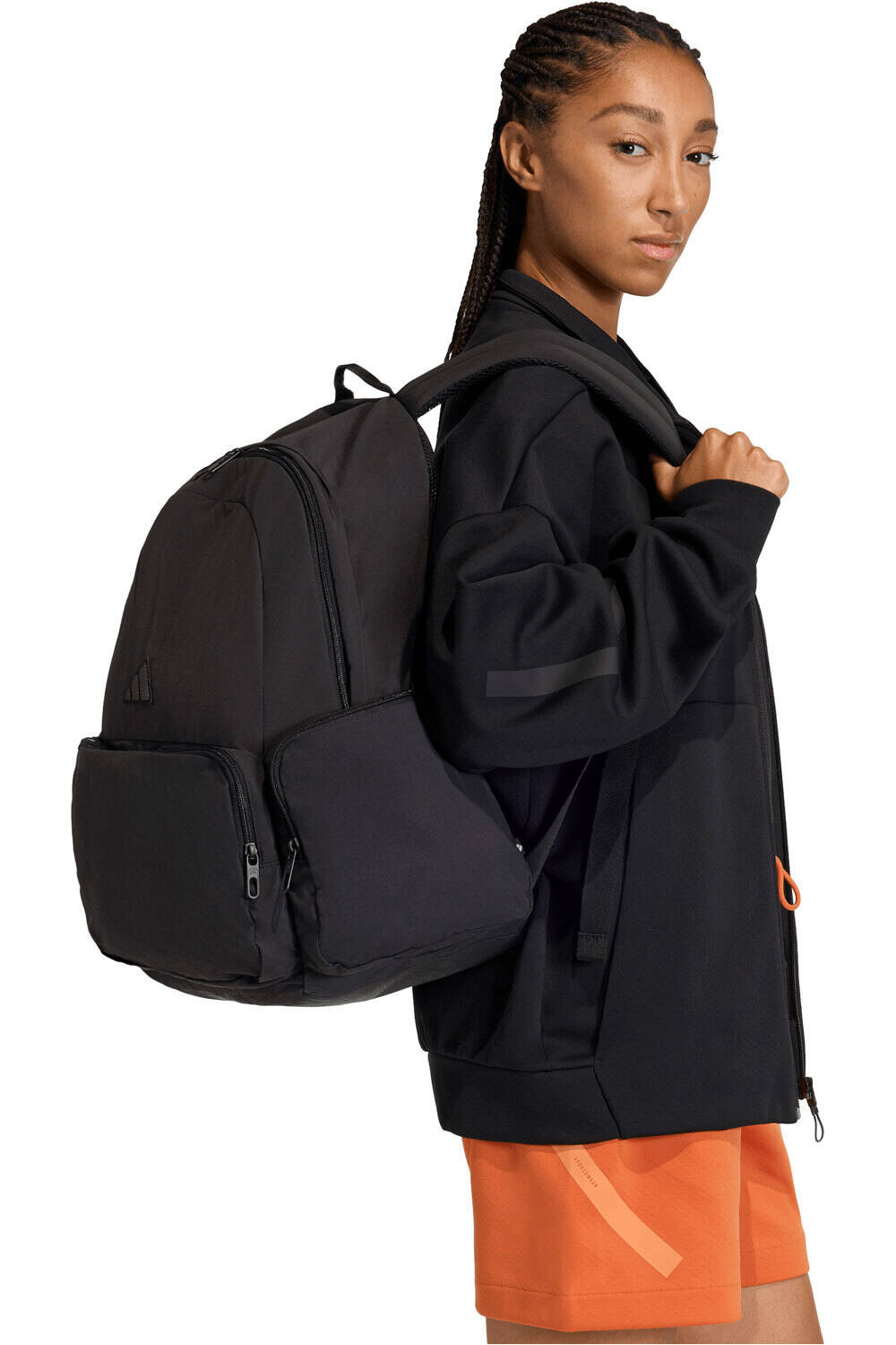 Essentials supersize mochila deporte Negro (UNICA)