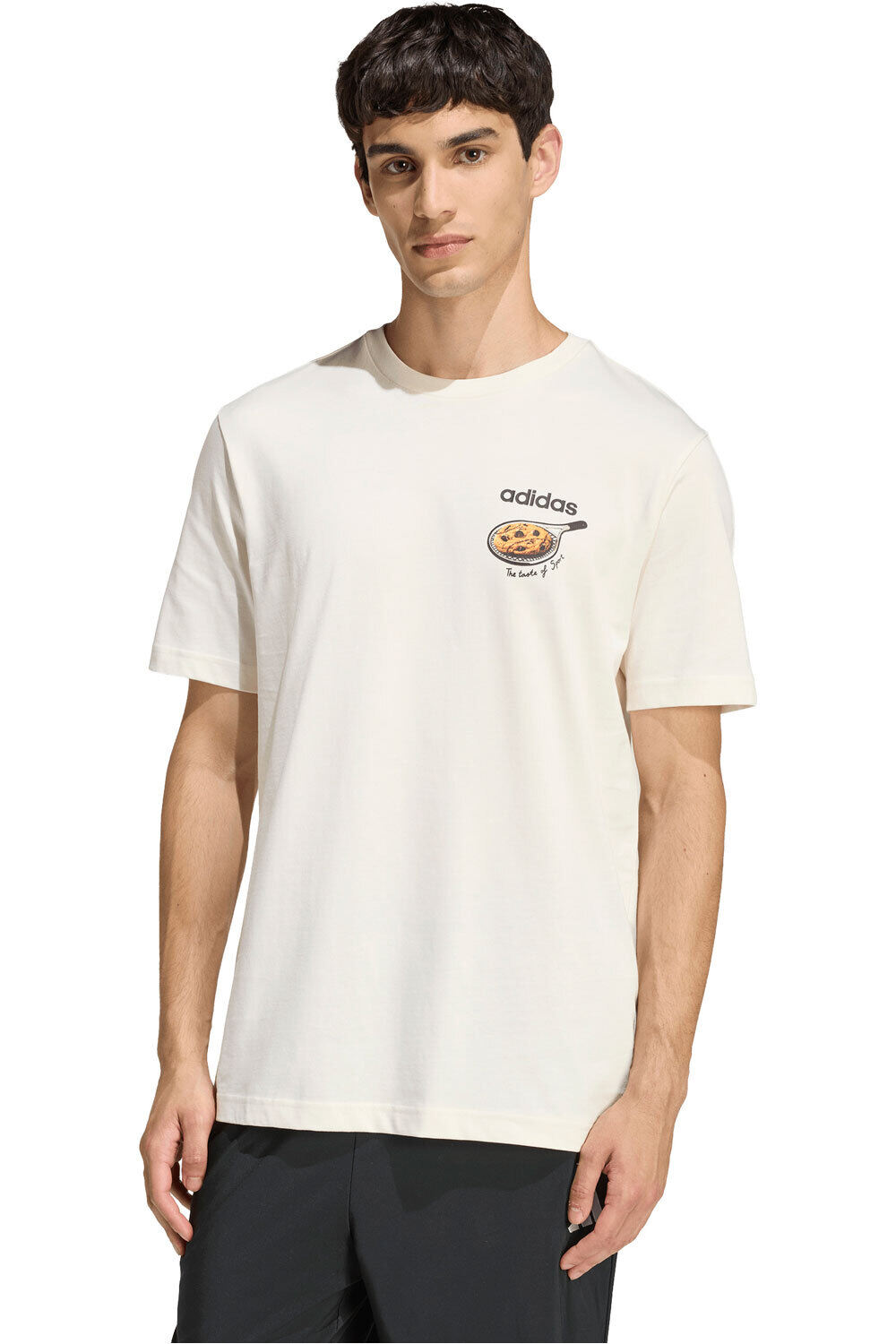 Cookie camiseta manga corta hombre Blanco (XL)