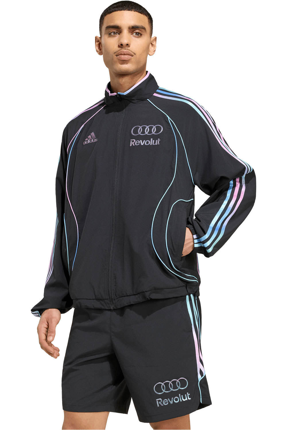 Audi revolut f1 team teamgeist sudadera hombre Negro (M)