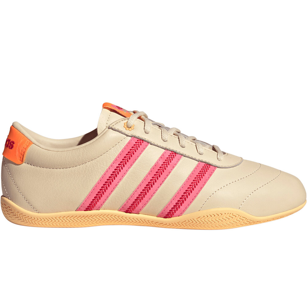 Grand court low zapatilla moda mujer Naranja (39 1/3)