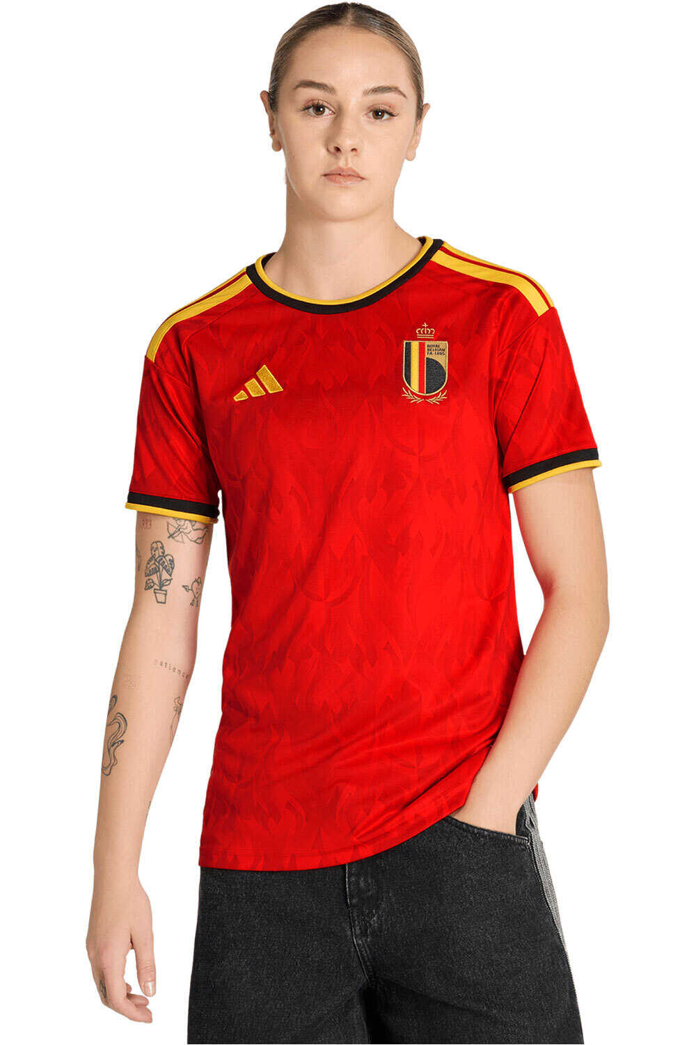 Belgica mundial 2026 primera equipacion mujer camiseta de fútbol oficiales Rojo (M)