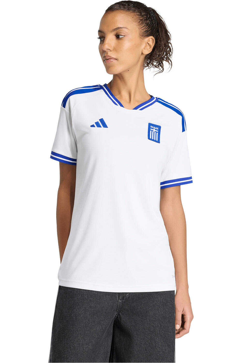 Grecia mundial 2026 primera equipacion mujer camiseta de fútbol oficiales Blanco (XXL)