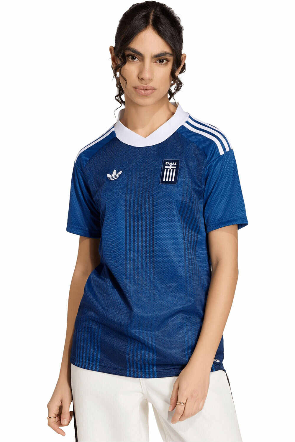 Grecia mundial 2026 segunda equipacion mujer camiseta de fĂștbol oficiales Azul (M)