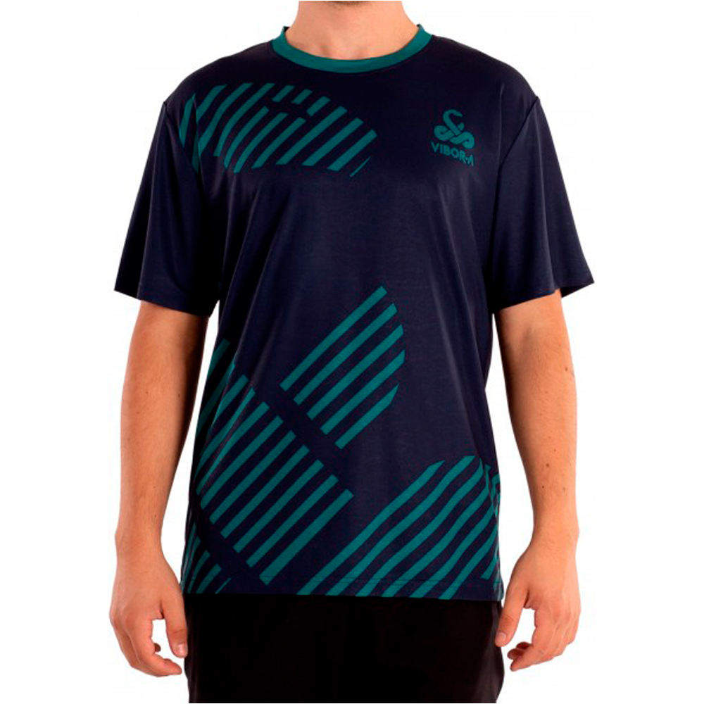 Yarara radical camiseta tenis manga corta hombre Azul (S)