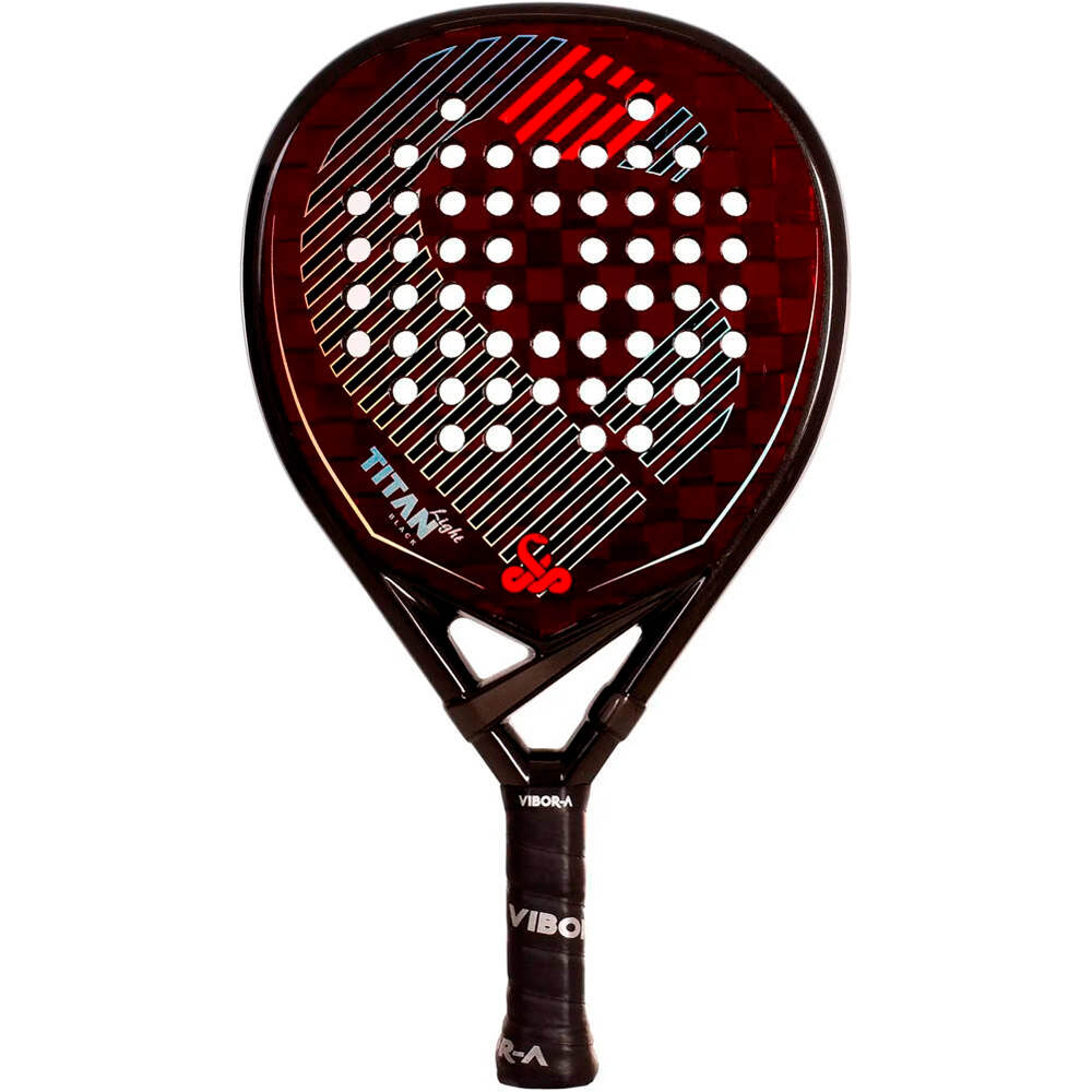 Pack titan light pala pádel adulto Negro (UNICA)