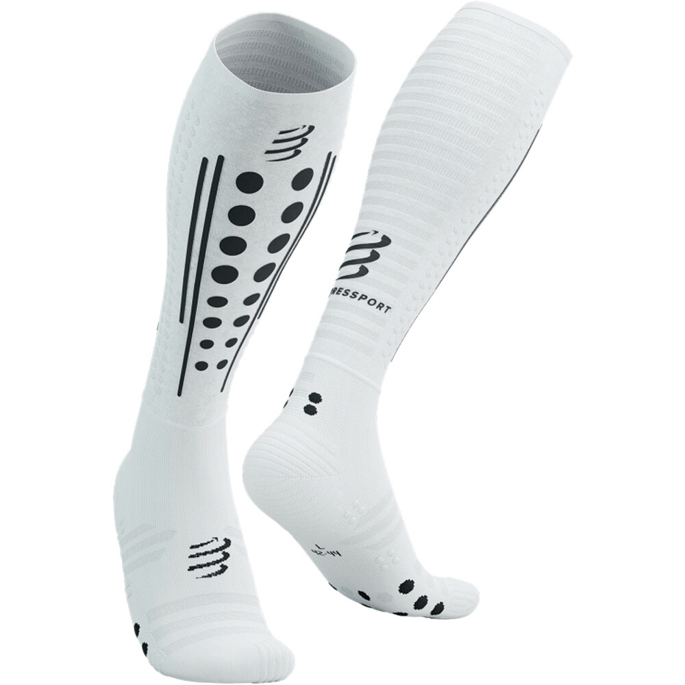 Full socks aero calcetines running Blanco (4)