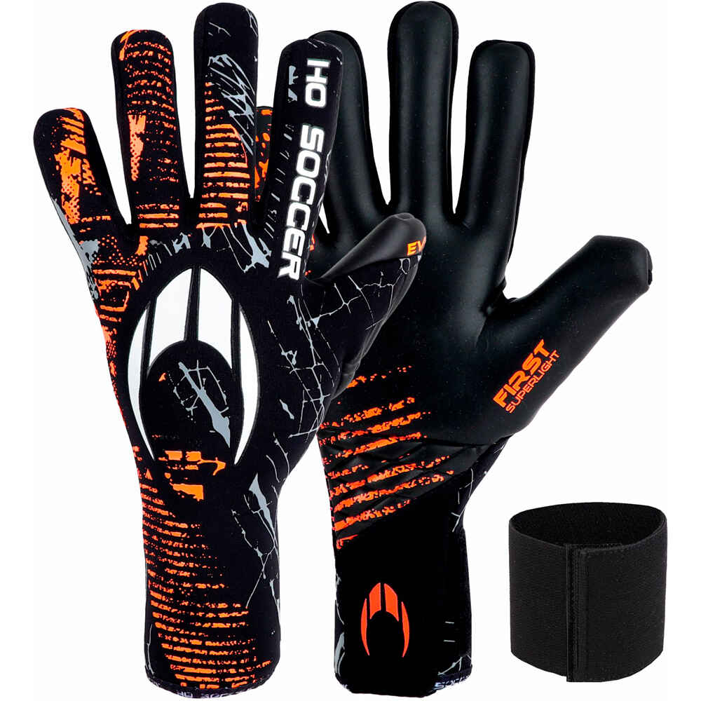 First superlight kontrol team guantes portero Negro (5)