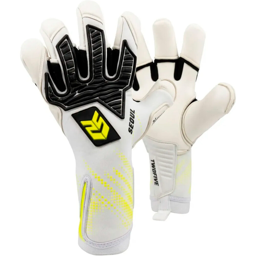 Seoul pro guantes portero Blanco (9)