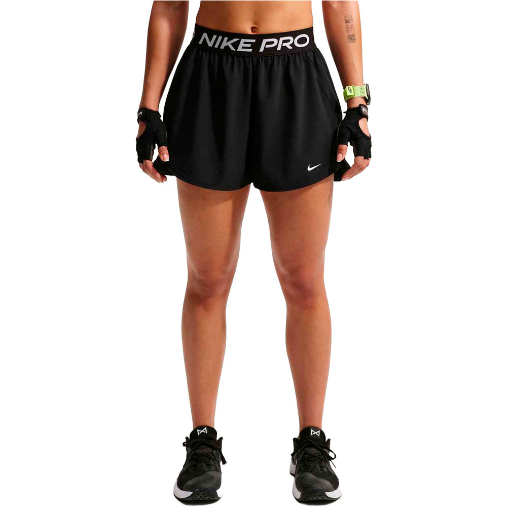 Nike pro 2in1 pantalones y mallas cortas fitness mujer