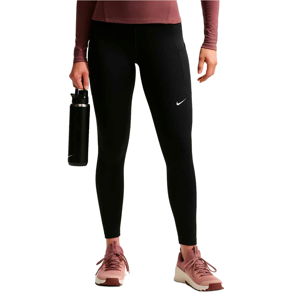 Dri-fit one pantalón mujer Negro (L)