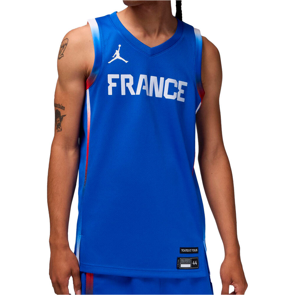 Nike francia limited juegos olimpicos 2024 segunda equipacion camiseta oficial baloncesto