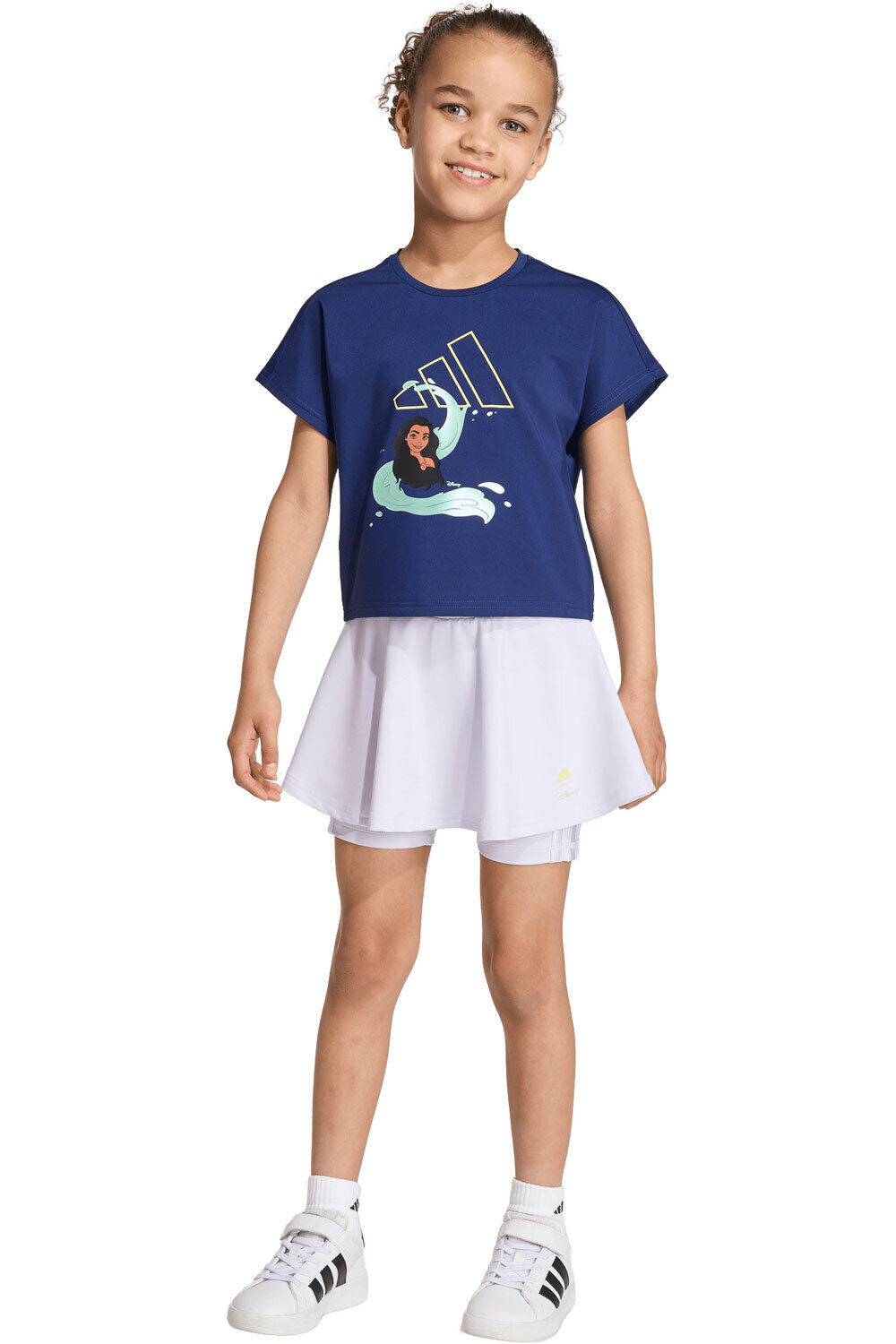 Conjunto Deportivo Adidas Disney 104 Dark Blue / Semi Frozen Lemon Niño