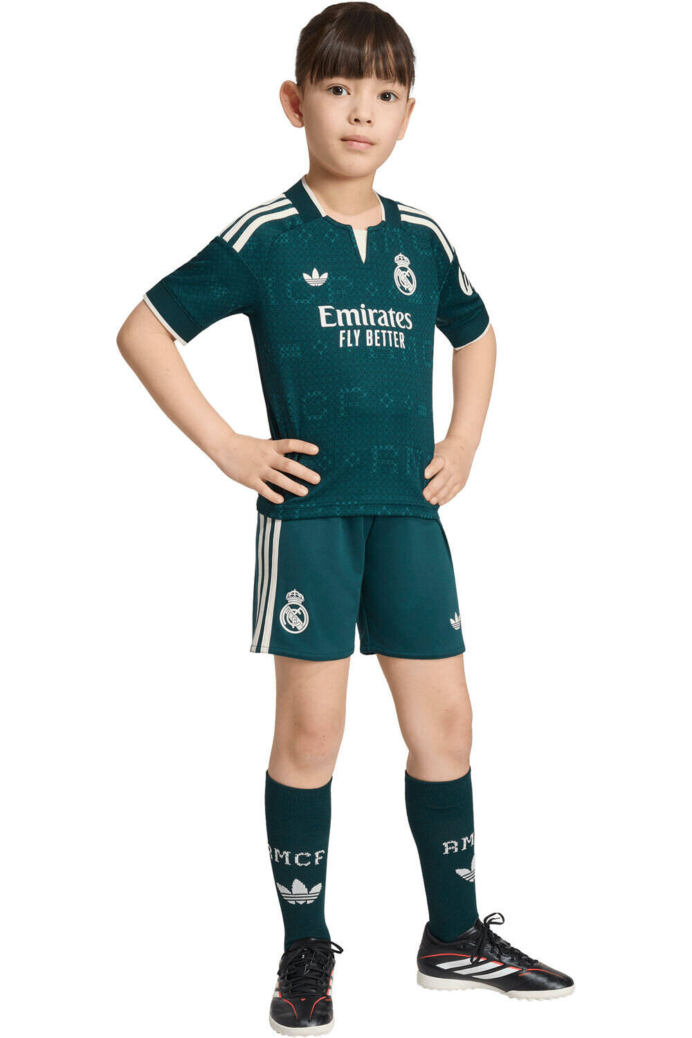 Adidas real madrid 26/27 segunda equipacin equipación fútbol niño