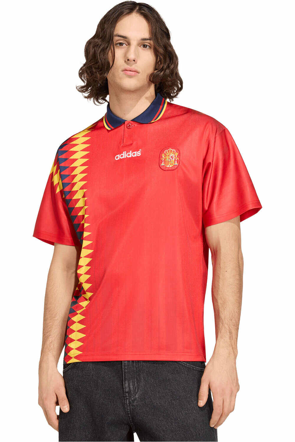 Adidas espana mundial 1994 primera equipacion retro camisetas fútbol manga corta
