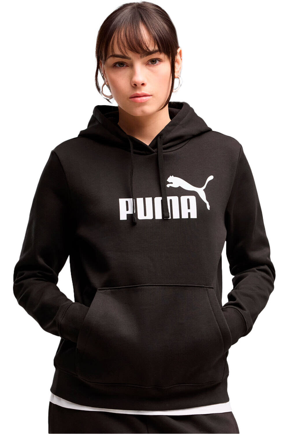Puma essentials no1 logo sudadera mujer