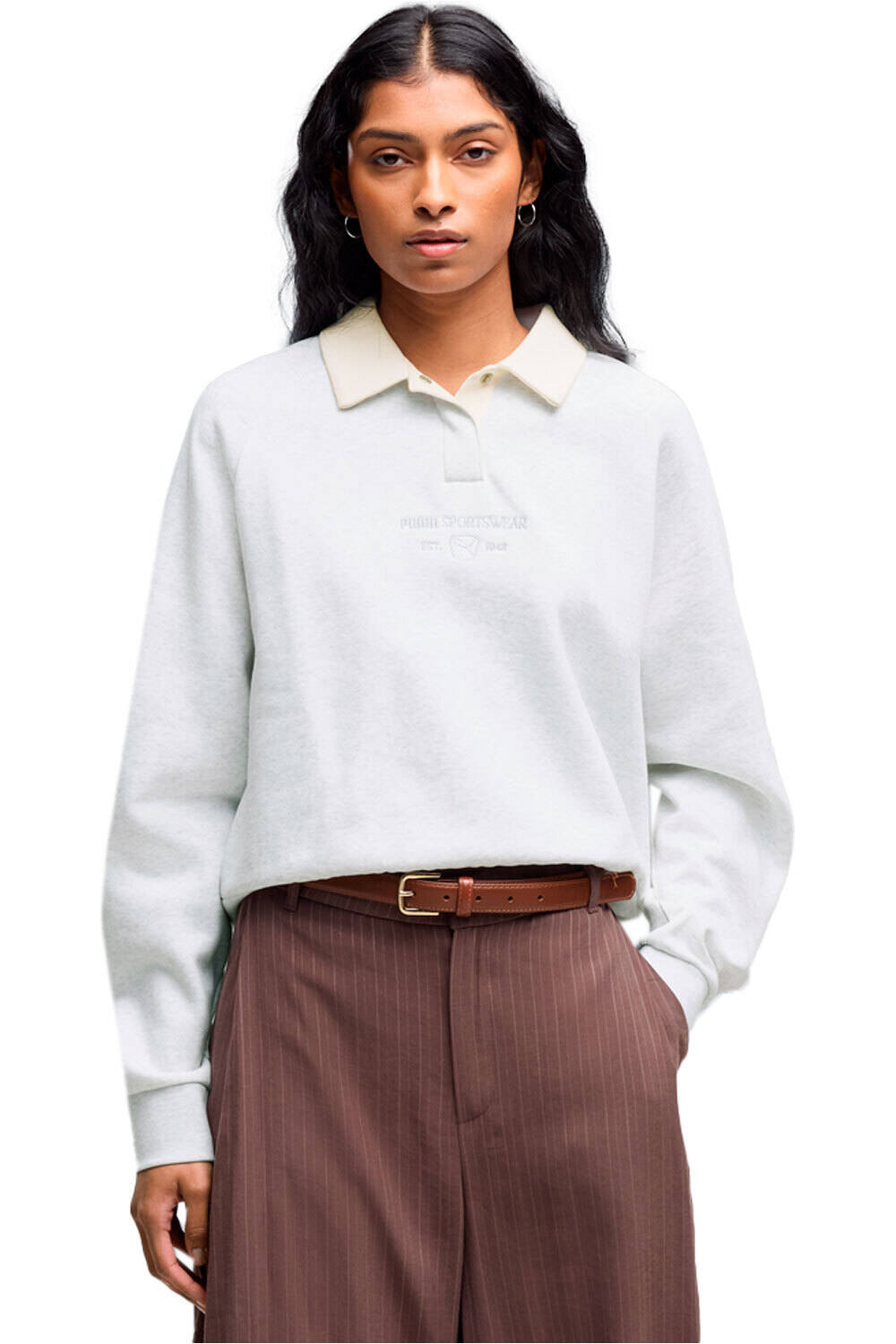 Class sudadera mujer Blanco (L)