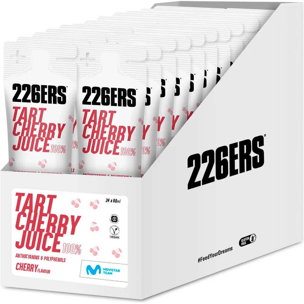 226ers caja tart cherry juice 60ml energía instantánea