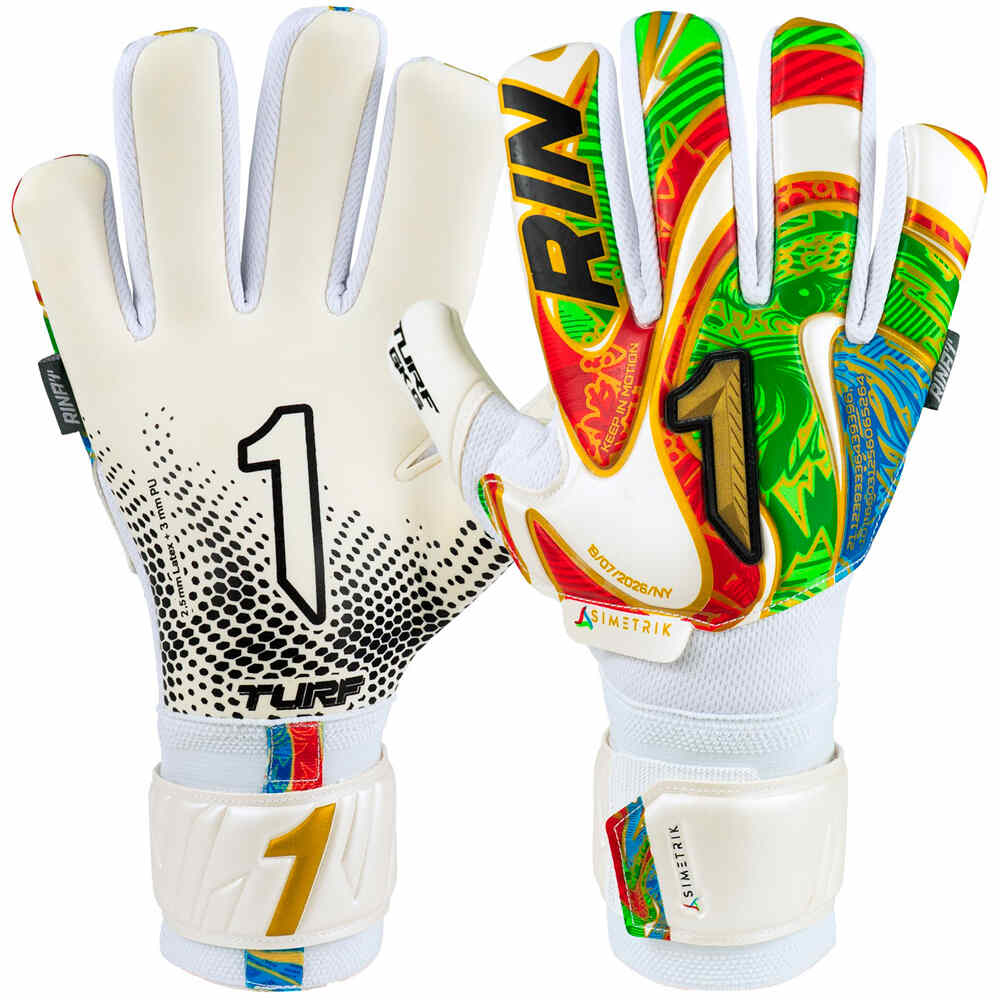 Rinat asimetrik turf guantes portero infantil